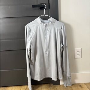 Under Armour Women’s Gray Running Half Zip  Long Sleeve Pullover Size XL